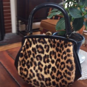 Vintage Leopard Purse